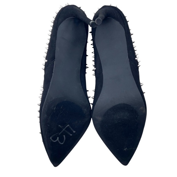 Steve Madden studded stiletto heels spiky vala-s black womens 8.5 - Picture 9 of 10